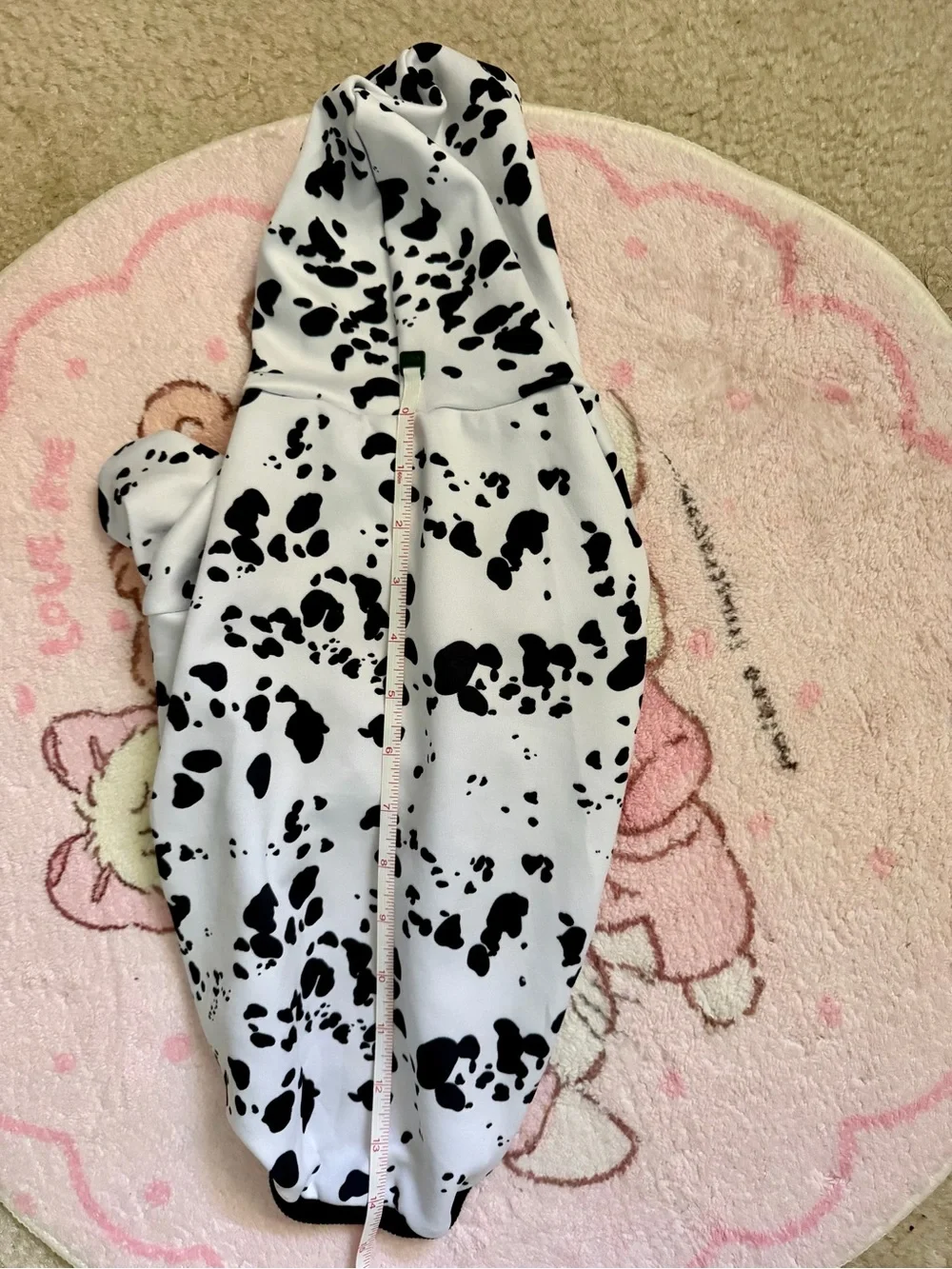 Cute Pet Dalmatian Costume Onesie - Black & White